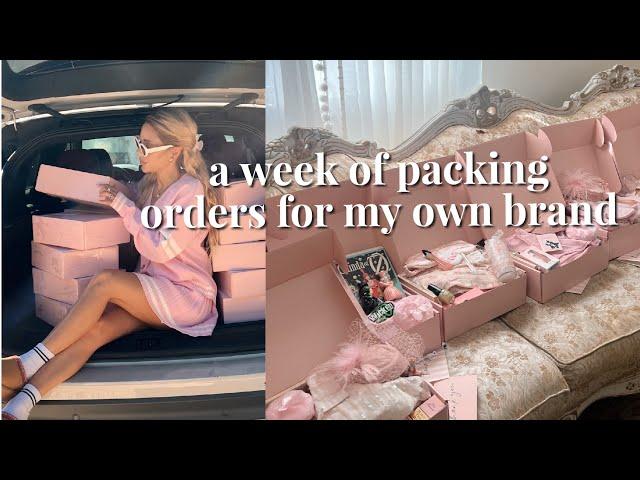 a week of packing orders for my online shop! gabi demartino ft ​⁠​⁠@FashionNova