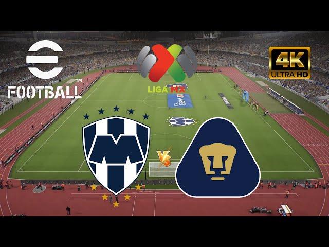 eFootball 2025  - CF Monterrey vs Pumas | Liga MX | Cuartos Ida [4K 60]