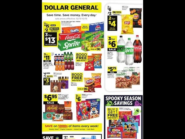 Dollar General Weekly Ad October 13 – October 19, 2024