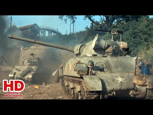 Kelly's Heroes - 3 Sherman Tanks Attack