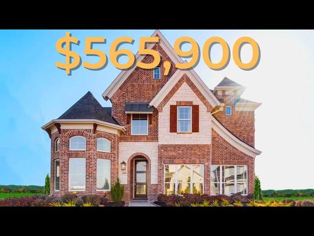 GRAND HOMES Model Home Tour in Prairie Ridge | Living in Dallas Texas: Midlothian, Texas