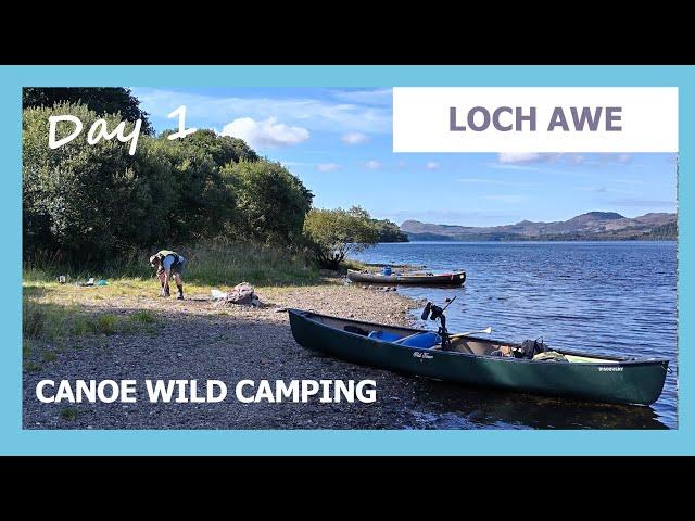 LOCH AWE | CANOE AND WILD CAMP EXPEDITION - Best canoeing in Scotland?