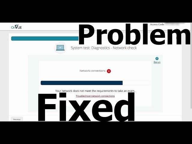 FIXED OnVue frustrating technical network connection issue SOLVED