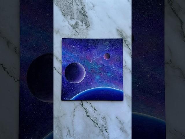 galaxy painting 🪐 #art #painting #galaxy #artshorts #shorts