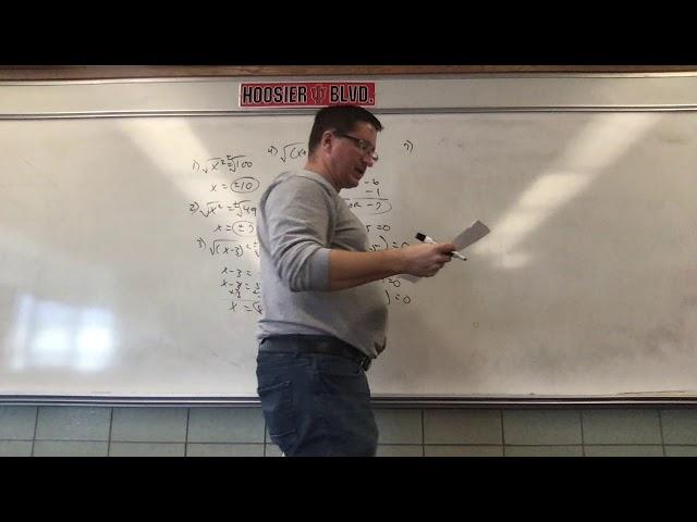 Algebra 2A Semester Exam Review