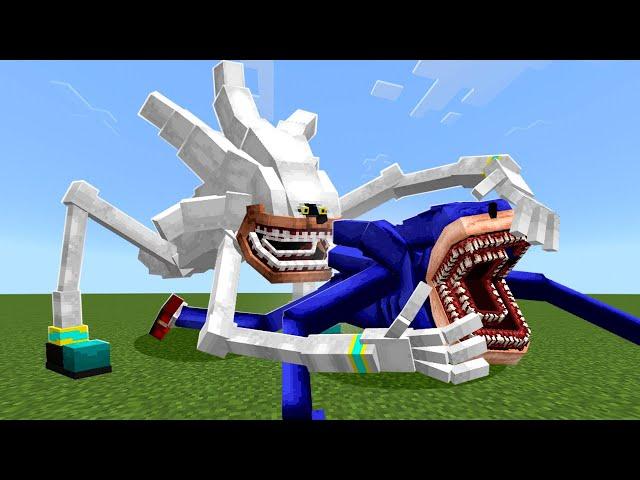 NEW Shin Silver Sonic VS Shin sonic in Minecraft PE