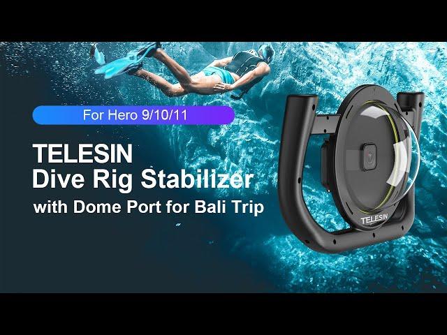 TELESIN  Dive Rig Stabilizer with Dome Port for Bali Trip