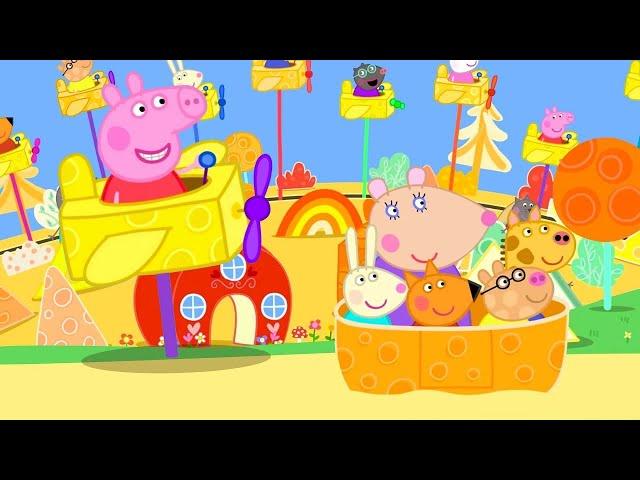 Peppa Pig Explores Cheese World on a Journey   Adventures With Peppa Pig