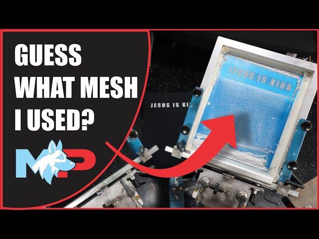 How to choose the right mesh for Screen Printing | Beginner Edition