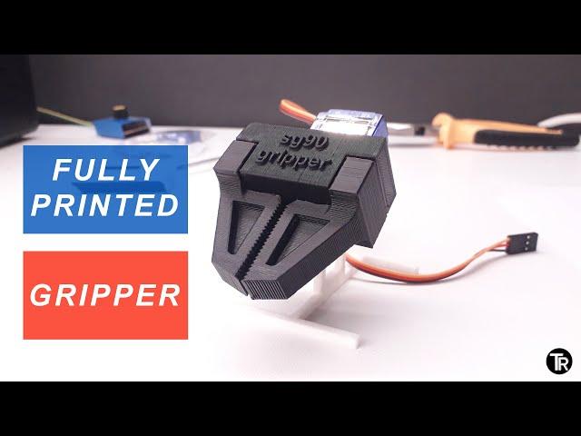 Fully printed robot arm gripper based on sg90 servo [#assembly for Cults]