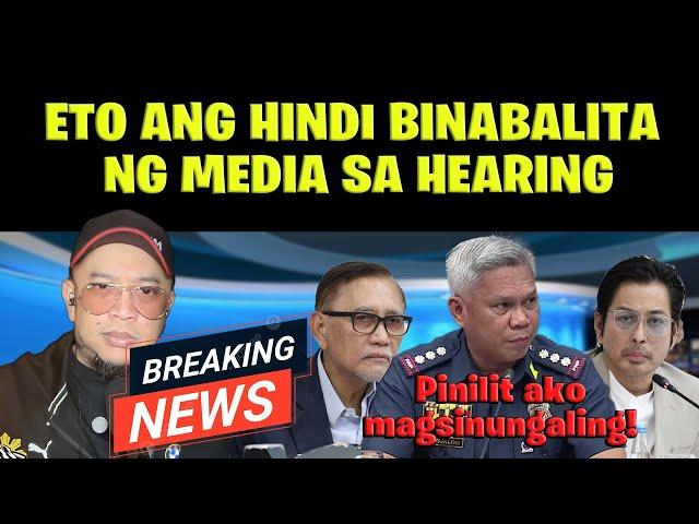 ETO ANG HINDI BINABALITA NG MEDIA SA HEARING