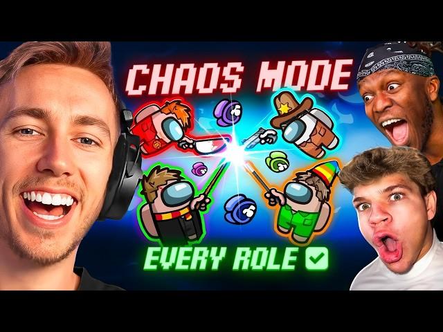 MINIMINTER REACTS TO SIDEMEN AMONG US ULTRA CHAOS MODE: EVERY SINGLE ROLE TURNED ON