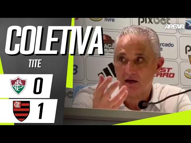 COLETIVA TITE | AO VIVO | Fluminense 0 x 1 Flamengo - Brasileirão 2024