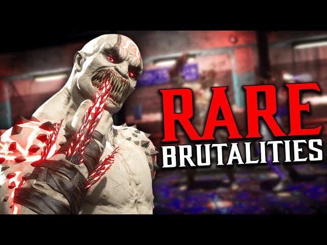 6 EXTREMELY RARE BRUTALITIES in Mortal Kombat 11 (Ranked Mode Challenge)