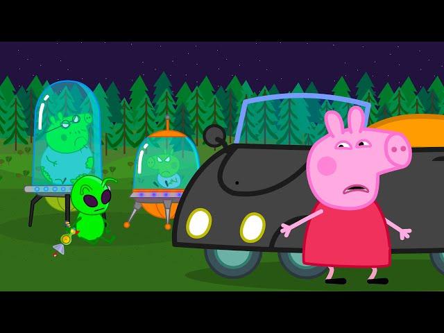 Peppa Alien Apocalypse, Zombies Appear At The Forest‍️ | Peppa Pig Funny Animation