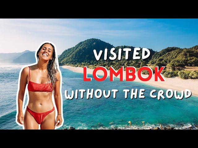 My Trip to Lombok Without the Crowd  | Surfing and Empty Beaches