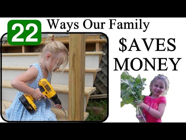 Extreme MONEY SAVING Tips for Families: Living SIMPLY Saves BIG $$$!