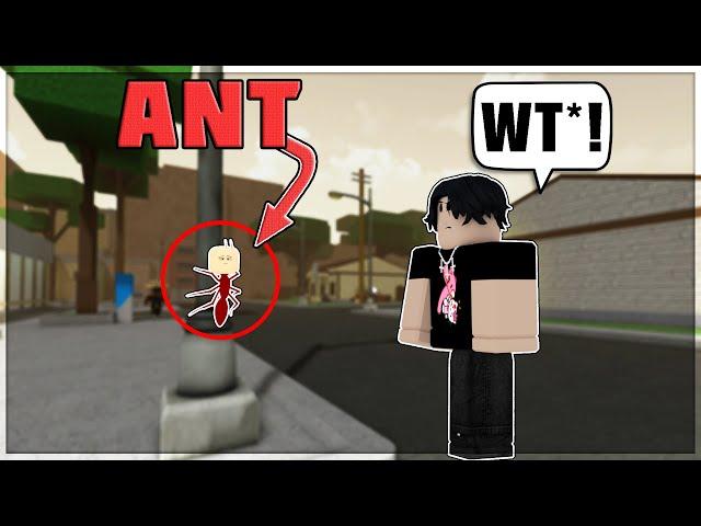 Becoming Tiny ANT Exploiter in Roblox Da Hood