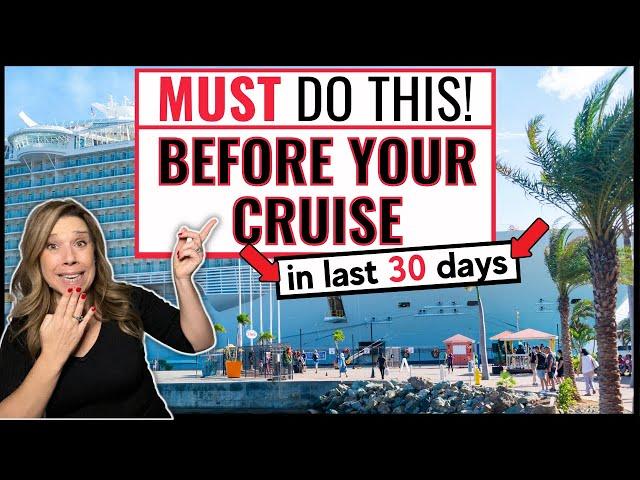 15 THINGS YOU MUST DO BEFORE YOUR CRUISE *important & non-obvious*