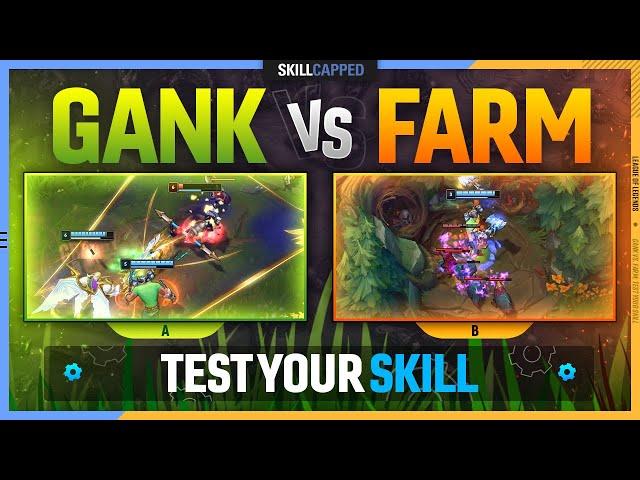 Do You Know When to GANK vs FARM? Test Your Jungle Skills! - League of Legends