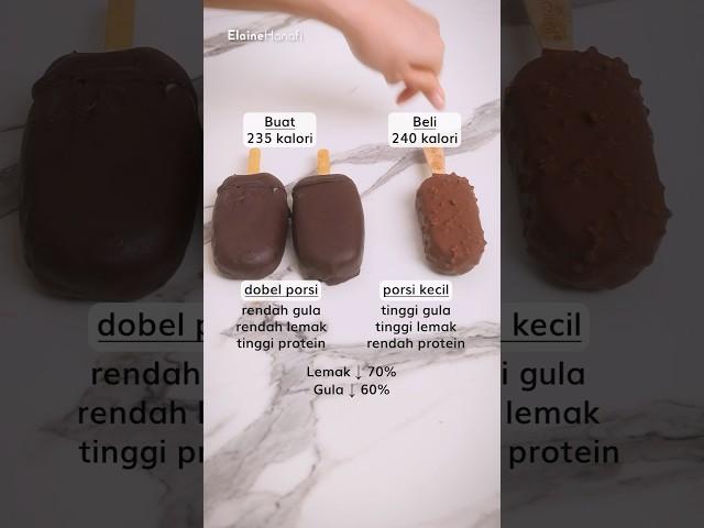 ES KRIM DIET RENDAH KALORI #dietsehat #menudiet #dietsehat