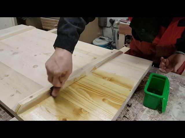 Банные двери & Банные двери обработанные маслом.