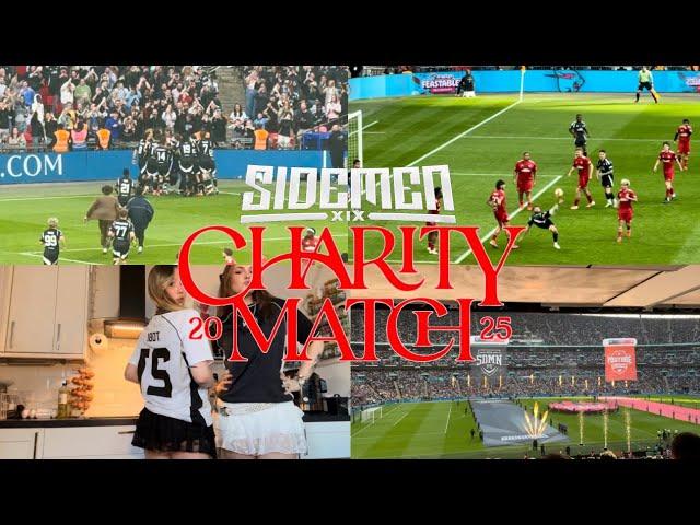 SIDEMEN CHARITY MATCH 25 VLOG | Caitlin Megan