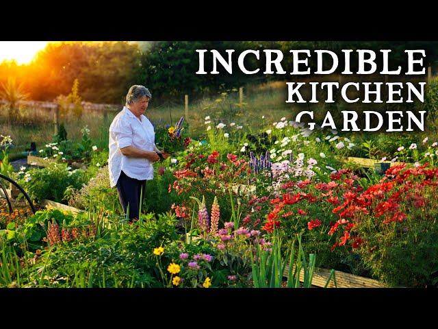 Breathtaking Raised Bed Garden FULL of Veg & Flowers (Only 6 Months Old!)