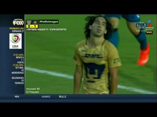 Futbol Mexicano: Jaguares 0 Pumas 3 (Clausura 2017)