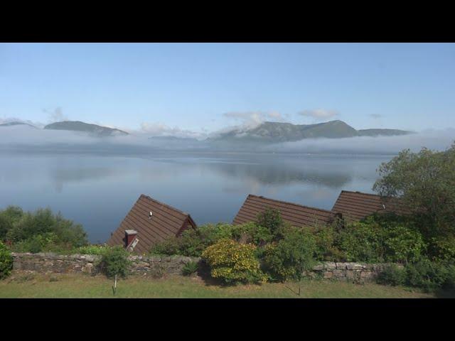 Mist clearing over Loch Linnhe (x16 timelapse)