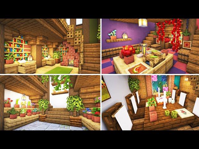 Minecraft Interior Design | Are you doing WRONG? Here's 10 Rooms You must Try