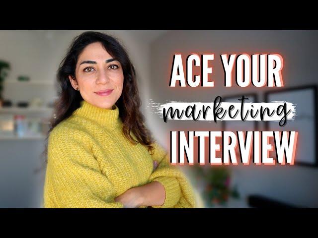 How To Prepare for a MARKETING JOB INTERVIEW // Common marketing interview questions and answers