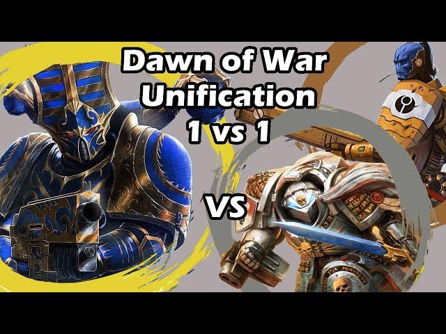 Dawn of War Unification Back 2 Back: 1 vs 1 Thousand Sons vs Demon Hunters and Tau