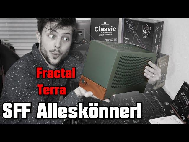 SFF Alleskönner!  Fractal Design Terra Jade Grün & Walnussholz Mini-ITX Gehäuse Review 2024