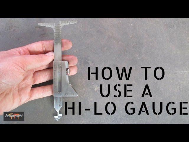 Welding inspection aid - How to use a Hi-Lo gauge