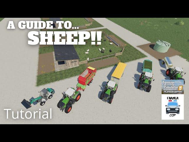 A Guide to Sheep in Farming Simulator 19!!