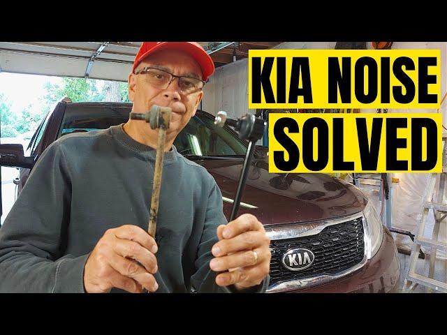 KIA Front End Rattle When Hitting Bumps | Easily Replace Bad Sway Bar Linkage