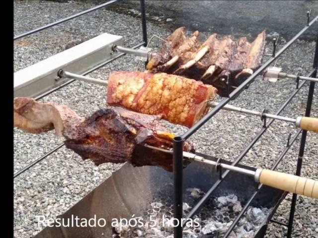 Churrasqueira - Espeto giratório
