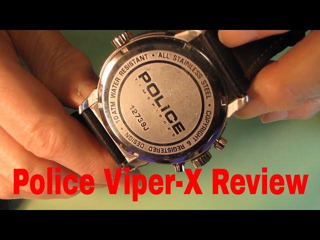 Police Viper-X PL-12739J Two-in-One Combo Watch Review and Battery Replacement