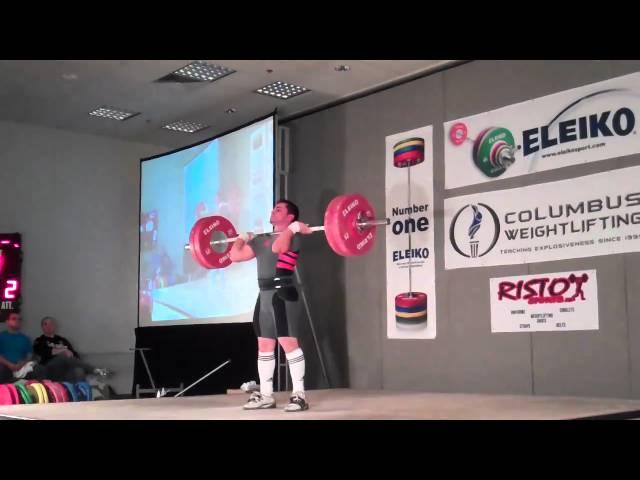 Jose Carranza - 2011 Arnold Classic - 130K Clean and Jerk