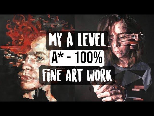 A Level Fine Art Book Flip Through (A* - 100%)