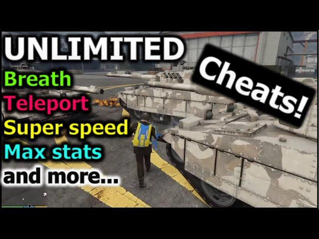 GTA 5 - Cheats | Teleport, Super speed, max stats and more