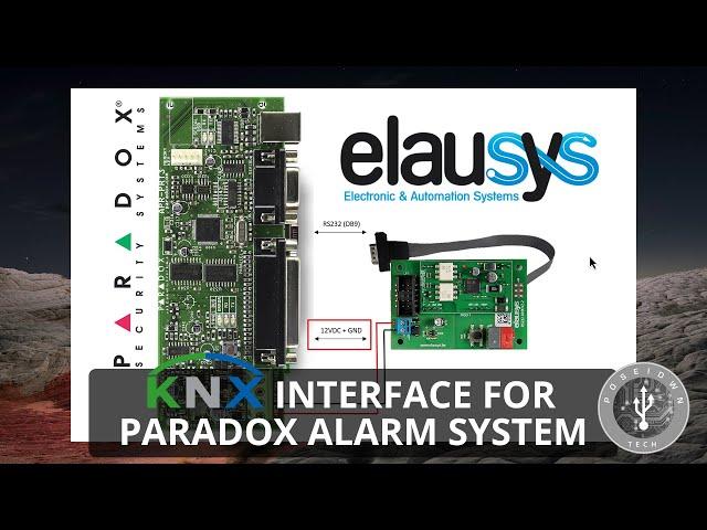 KNX Interface for Paradox Alarm System - Step by Step Tutorial