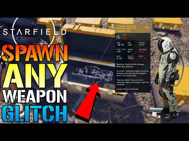 Starfield: Spawn Weapon Glitch! How To Spawn Any Weapon In The GAME! Legendary (Glitch Guide)