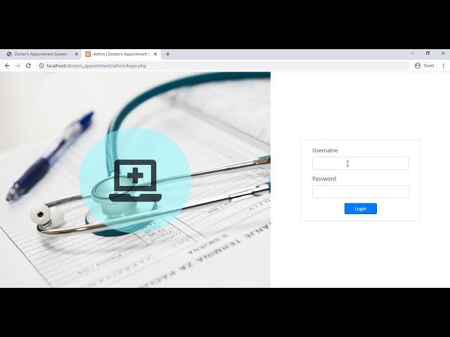 Doctors Appointment System using PHP