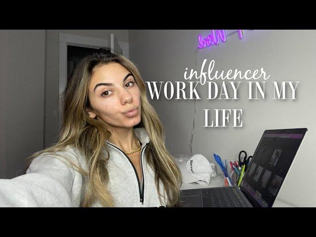 Work day in my life making content!