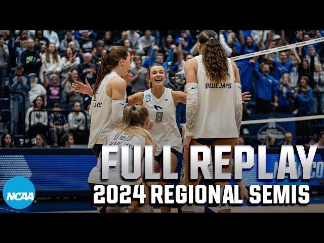 Creighton vs. Texas: 2024 NCAA volleyball regional semifinal | FULL REPLAY