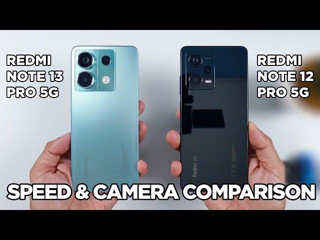 Redmi Note 13 Pro 5G vs Redmi Note 12 Pro 5G SPEED TEST & CAMERA Comparison | Zeibiz