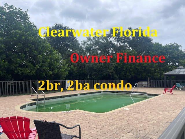 Clearwater Florida 2br, 2ba condo close to beaches with owner financing