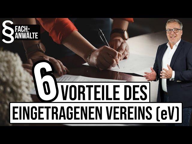 Die 6 Vorteile des eingetragenen Vereins (e.V.)! I Vereinfacher.de